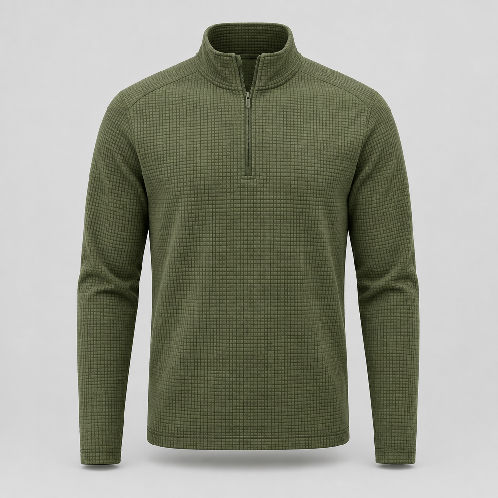 Zova Grid Fleece Quarter-Zip
