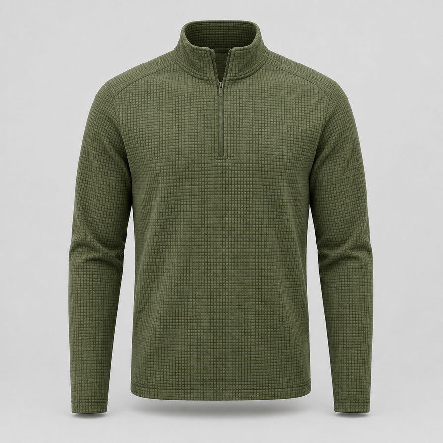 Zova Grid Fleece Quarter-Zip