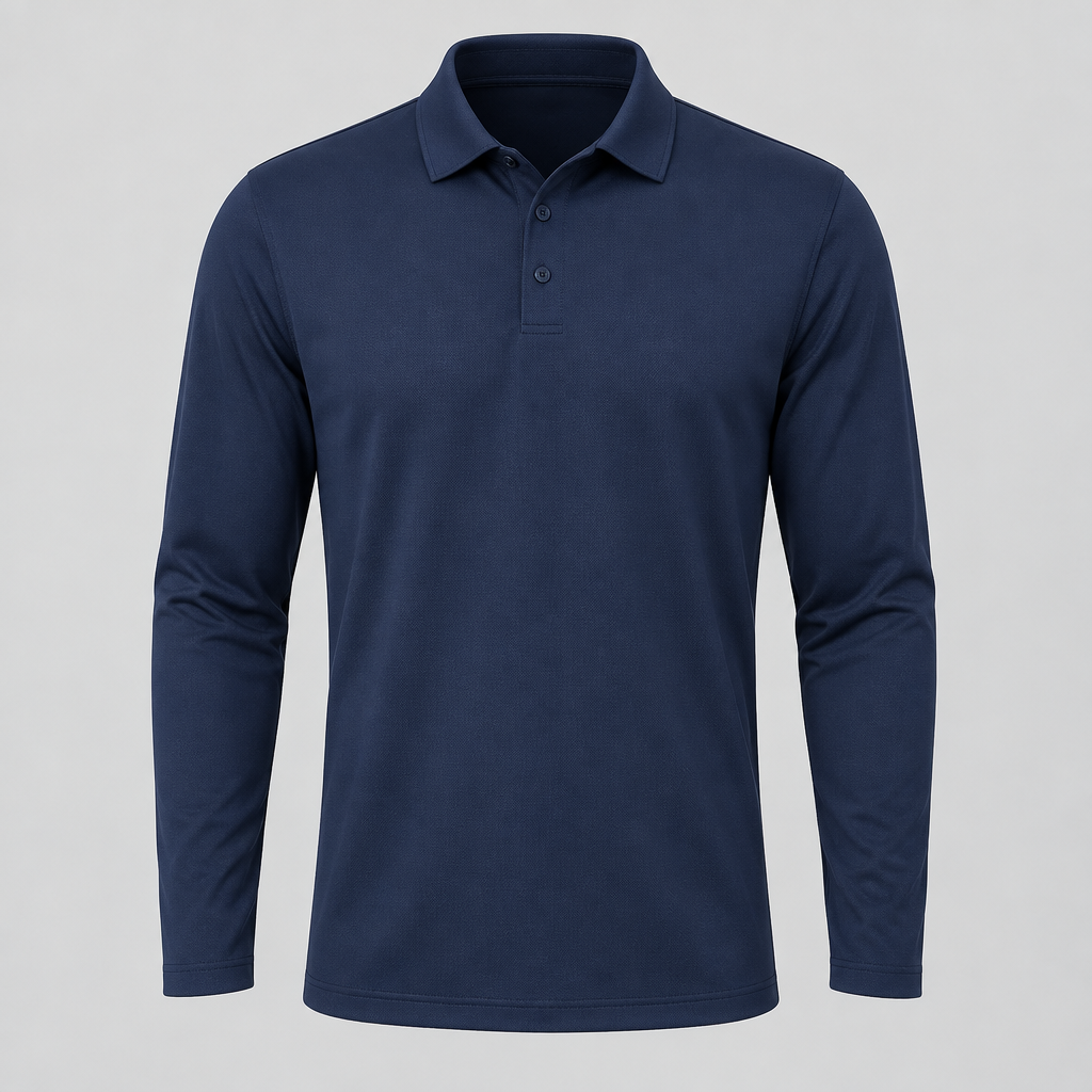 Zova Long-Sleeve Performance Polo